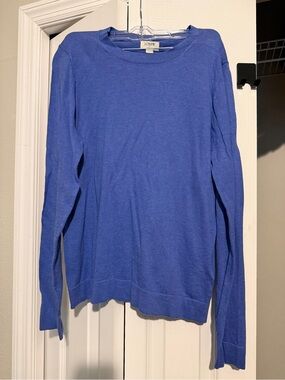 J. Crew Women's Periwinkle Crewneck Sweater